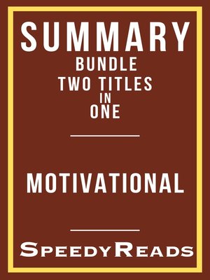 cover image of Summary Bundle--Motivational--Includes  Summary of Own the Day, Own Your Life and Summary of Educated